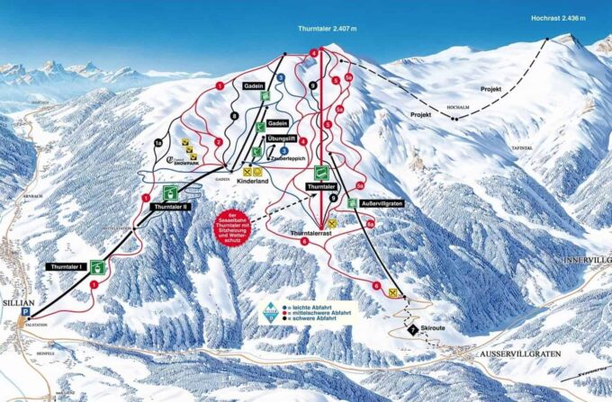 Skiën: Sillian Hochpustertal